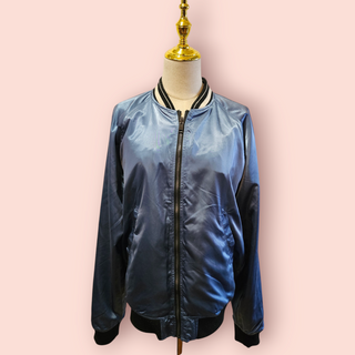 DIESEL- VINTAGE REVERSIBLE EMBROIDED PATCHED BOMBER JACKET Est. retail price $580