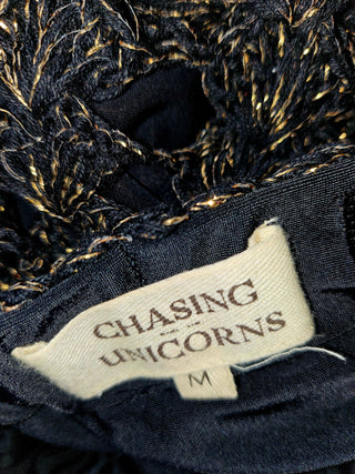 CHASING UNICORNS - TWO PIECE STUNNING METALLIC CROTCHET SET est. RRP $420