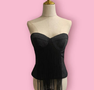 SASS & BIDE - VINTAGE FRINGED CORSET Est. retail price $289