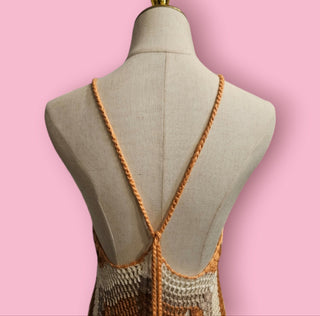 CHASING UNICORNS - HANDMADE CROTCHET DRESS Est. Retail price $295