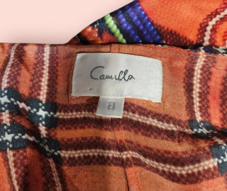 CAMILLA - 'CHECKMATE' VINTAGE EMBELLISHED DRESS Est. Retail Price $730