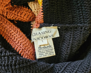 CHASING UNICORNS- BRILLIANT DISGUISE CROCHET DRESS Est. Retail Price $390