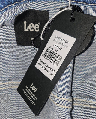 LEE - 'GRACE BOILERSUIT' Med Denim Wash RRP $199 NWT