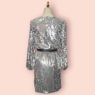 DOROTHEY PERKINS - BOAT NECK SEQUIN DRESS est. RRP $129