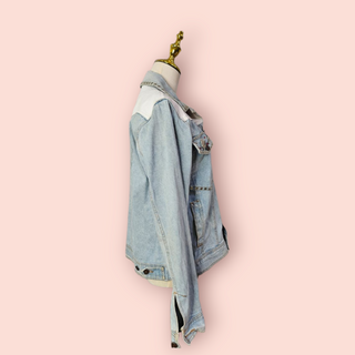 WHEELS AND DOLLBABY - VINTAGE EMBELLISHED DENIM JACKET