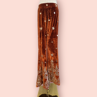 LENNI THE LABEL WHISKEY KIMONO & WHISKEY BELLS FLARED PANTS SET CURRENT SEASON RRP $487 BNWT