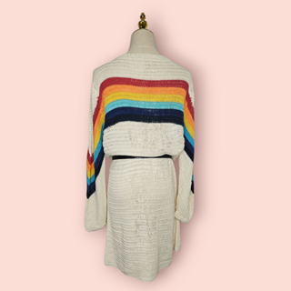 CHASING UNICORNS - CROCHET MINI DRESS Est. RRP $296 NWT