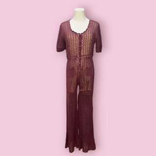 CHASING UNICORNS - RIDE LIKE THE WIND CROTCHET JUMPSUIT RRP $380