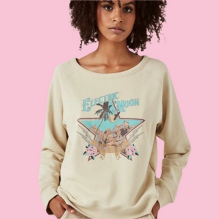 SPELL & THE GYPSY - Vintage 'ELECTRIC MOON' Sloppy Joe Sweater est. RRP $250