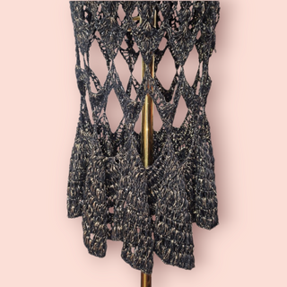 CHASING UNICORNS - TWO PIECE STUNNING METALLIC CROTCHET SET est. RRP $420