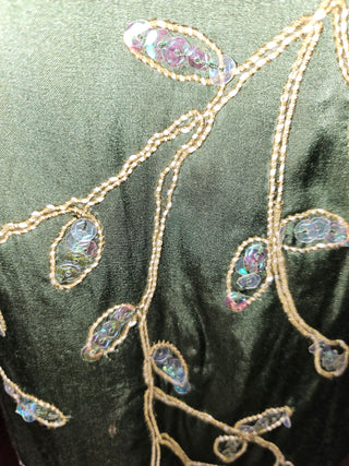 CHASING UNICORNS - SMOKE ON THE WATER BEADED + FRINGE VEST BNWT CURRENT SEASON RRP $540