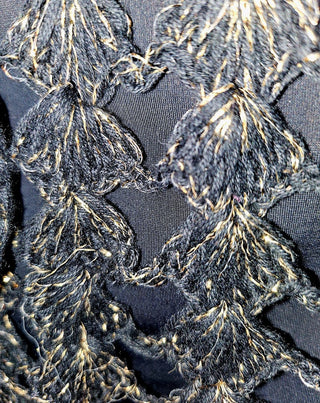 CHASING UNICORNS - TWO PIECE STUNNING METALLIC CROTCHET SET est. RRP $420