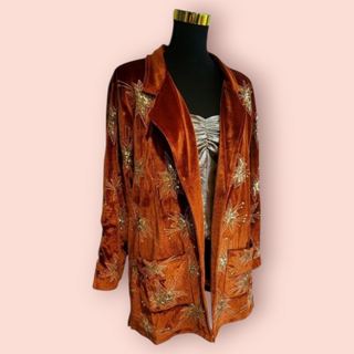 LENNI THE LABEL - 'CHROMATIC SUIT' Rust Two - Piece Pant Suit est. RRP $448 NWT