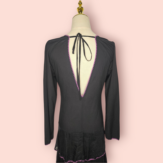 CHASING UNICORNS - 'DREAM LOVER' Silk Chiffon & Cotton Gauze Maxi Dress  est. RRP $430 NWT