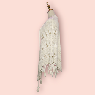 SPELL - VINTAGE ROUTE 66 PONCHO CREAM