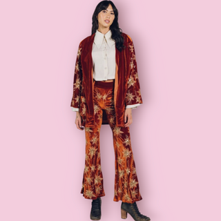 LENNI THE LABEL - 'CHROMATIC SUIT' Rust Two - Piece Pant Suit est. RRP $448 NWT