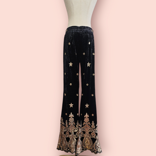 LENNI THE LABEL - WHISKEY BELLS FLARES Est. Retail Price $219 Current Season