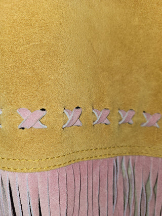 NASTY GAL - REAL SUEDE FLOWER DETAIL JACKET RRP $540 NWT