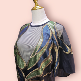 GUCCI - 2014 READY TO WEAR LUREX TUNIC TOP/DRESS Est. RRP $1800