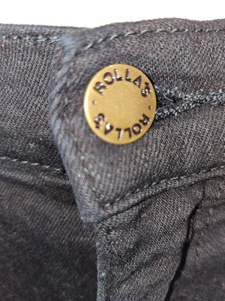 ROLLAS - "EASTCOAST FLARE" BLACK RRP $160 High Rise