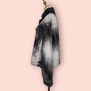 KSUBI - WRECKONING BLEACHED OVERSIZED JEAN JACKET UNISEXED Retail Price $382 BNWOT