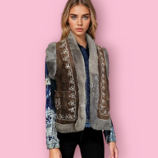 VINTAGE AFGHAN AUTHENTIC VINTAGE VEST