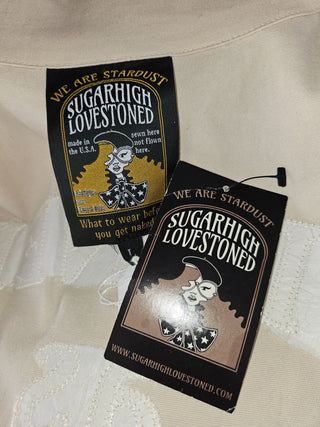 SUGARHIGH LOVESTONED - 'MARY' Boilersuit est. RRP US $297 AU $431 US IMPORT- NWT