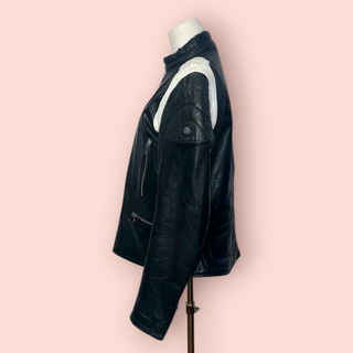 DIESEL - UNISEX LEATHER MOTO BIKER JACKET Est. RRP $930