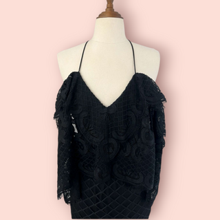 ALICE McCALL - 'BLESS THIS DRESS' Off Shoulder Lace Dress RRP $360