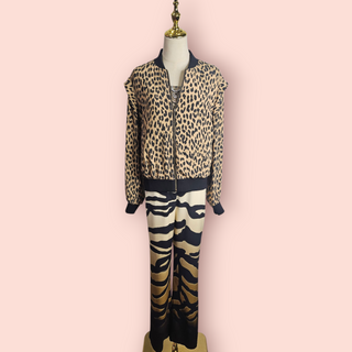 SASS & BIDE - 'RISING SUN' Jacket Leopard RRP $490 NWT