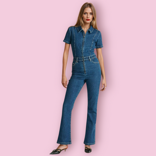LEE - 'GRACE BOILERSUIT' Med Denim Wash RRP $199 NWT