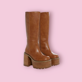 DOLLS KILL - DELILA'S SOUL KNEE HIGH BOOTS BNWT & BOX RRP $300 CURRENT SEASON