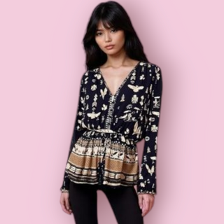 SPELL - PHENIOX MUSTANG BLOUSE RRP $229