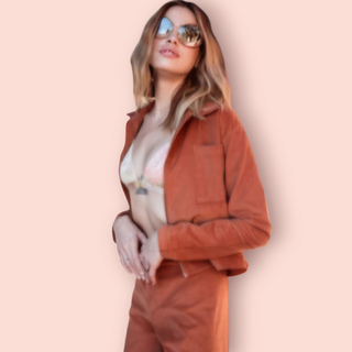 SUGARHIGH LOVESTONED - rare 'COSMOS POSTAL' CORD JACKET imported from USA est. RRP US $320