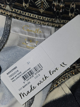 CAMILLA - 'TAME MY TIGER' Peaked Shoulder Blazer Pant Suit est. RRP $2000 NWT