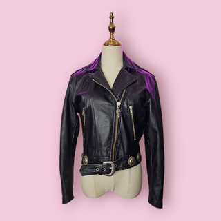 HARLEY DAVIDSON - HACIENDA VINTAGE LEATHER MOTORBIKE JACKET