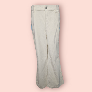 GHANDA - 'SUNRISE FLARES' Cream NWT