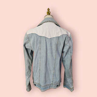 WHEELS AND DOLLBABY - VINTAGE EMBELLISHED DENIM JACKET