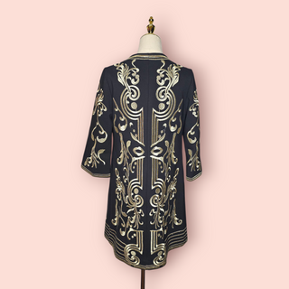 ELEGANT ORNATE GOLD EMBROIDERED COAT