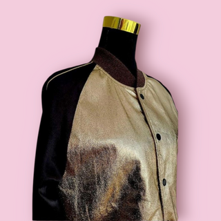 SAINT LAURENT - Vintage 'BANG' BOMBER SEQUIN EMBELLISHED JACKET est. RRP $4300