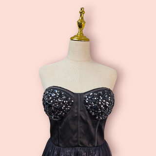 SEDUCE - Vintage Embellished Bodice & Sequin Mini Tutu Est. RRP $269