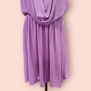 ZIMMERMANN - Purple Summer Plunging Neckline Mini Dress Est. Retail price $490