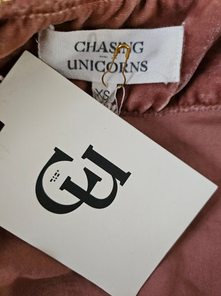 CHASING UNICORNS - 'COGAN' Silk Velvet Embellished Jacket est. RRP $690 NWT