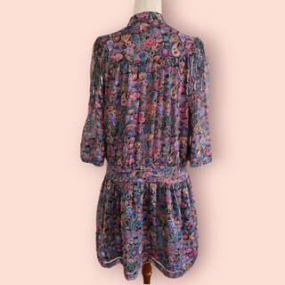 ZADIG & VOLTAIRE - 'MANDALA' Paisley & Sequin Print RRP $890