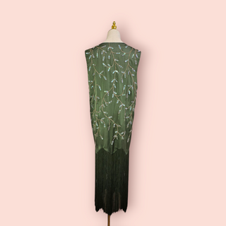 CHASING UNICORNS - SMOKE ON THE WATER BEADED + FRINGE VEST BNWT CURRENT SEASON RRP $540