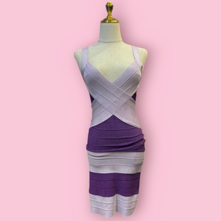 HERVE LEGER - VINTAGE BANDAGE DRESS Est. Retail Price $2000