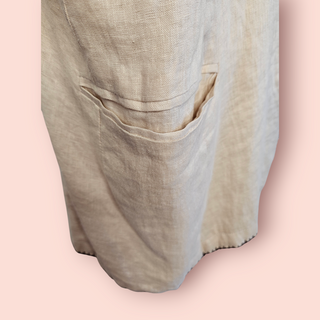 CHASING UNICORNS - LINEN CROCHET PATTERN LIGHTWEIGHT JACKET Est. Retail Price $390