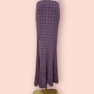 CHASING UNICORNS - FEELS LIKE LOVE PUURPLE CROTCHET SKIRT RRP $289