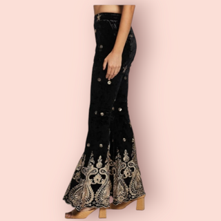 LENNI THE LABEL - WHISKEY BELLS FLARES Est. Retail Price $219 Current Season