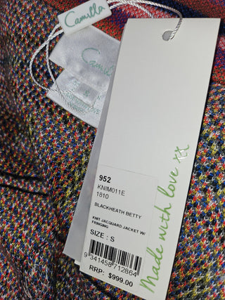 CAMILLA - BLACKHEATH BETTY KNIT JACQUARD LONG JACKET BNWT RRP $999